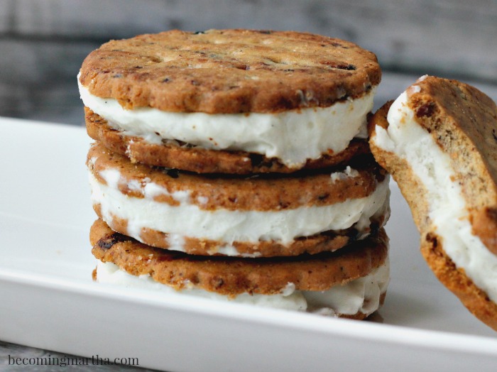 Ice Cream Sandwiches with Smooth Cottage Cheese
